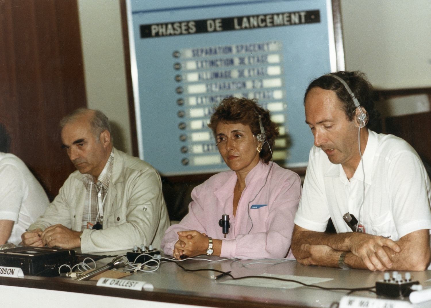 Conseil des Ministres en charge de l'espace (Grenade, 1992) , avec Jean Marie Luton et Heinz Riesenhüber